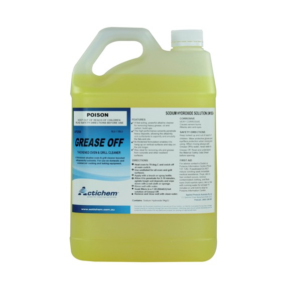 Oven Cleaning Actichem Grease Off 5L